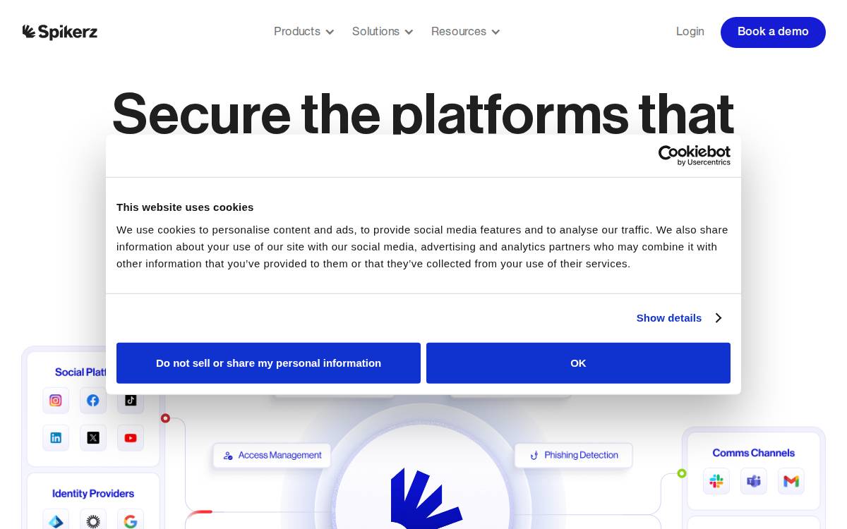 Spikerz website preview