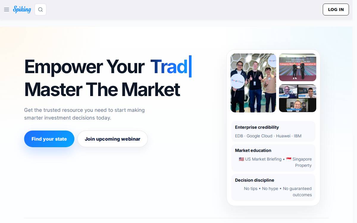 Spiking website preview