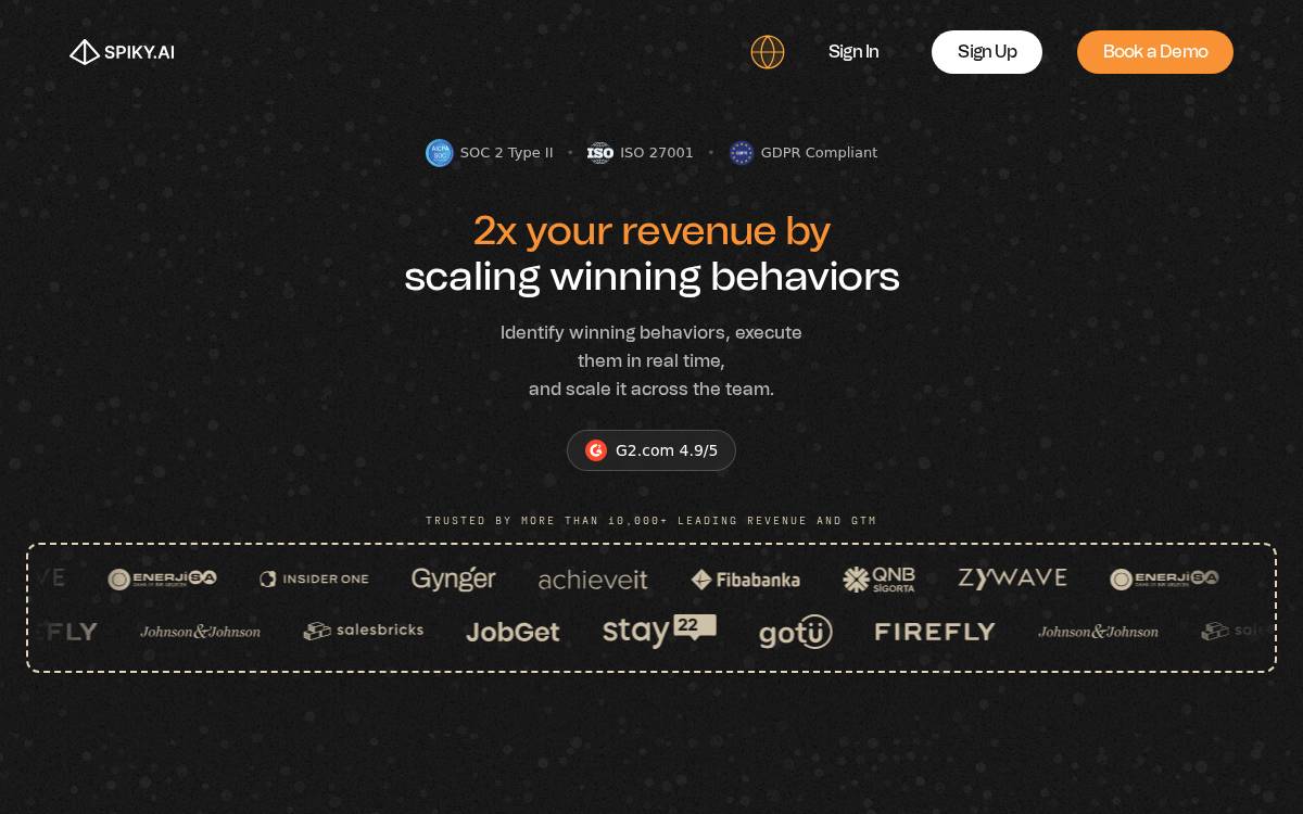 spiky.ai website preview