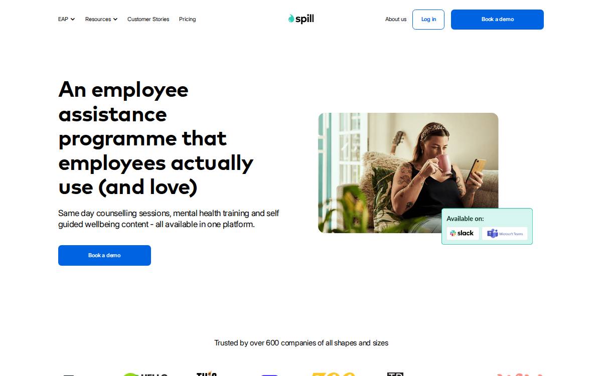 Spill website preview