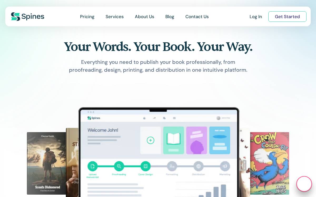 Spines website preview
