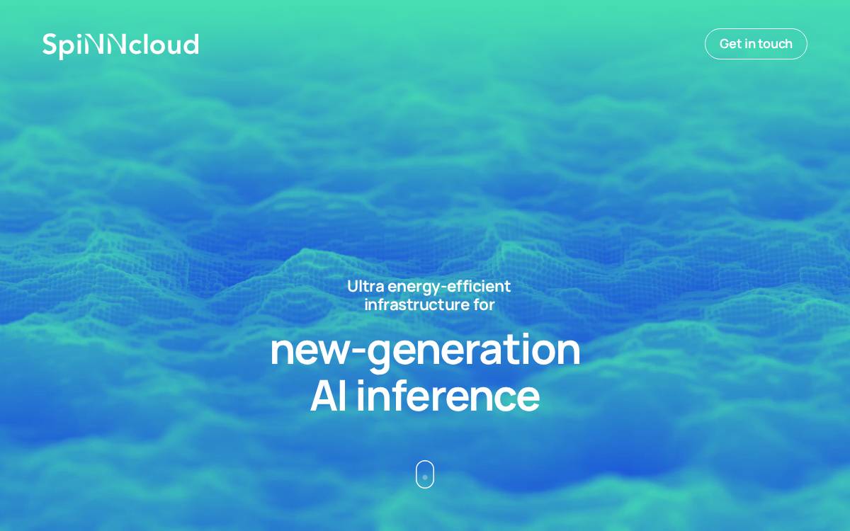 Spinncloud website preview