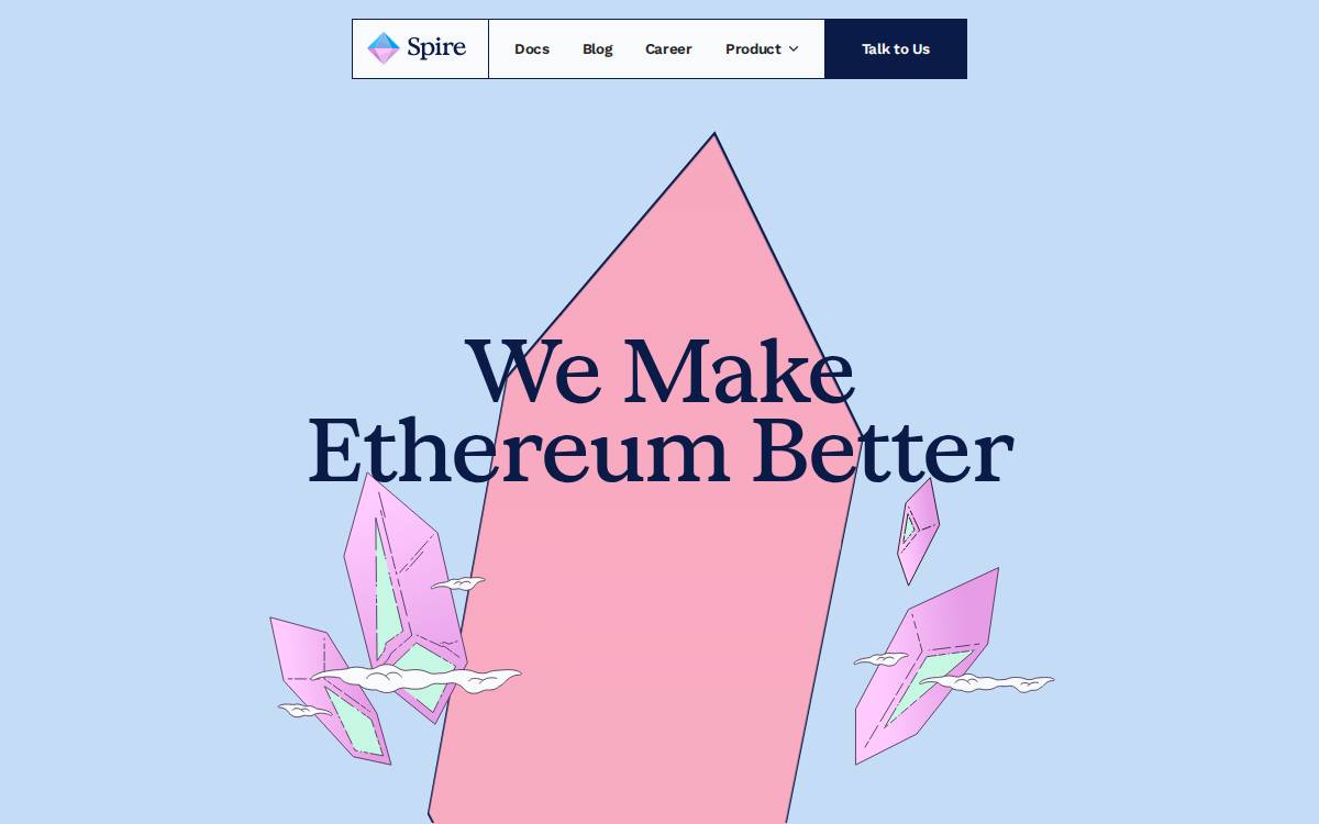 Spire website preview
