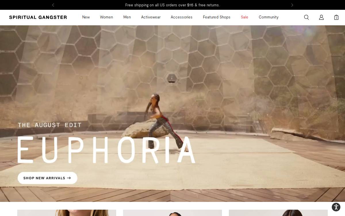 Spiritual Gangster Holdings website preview