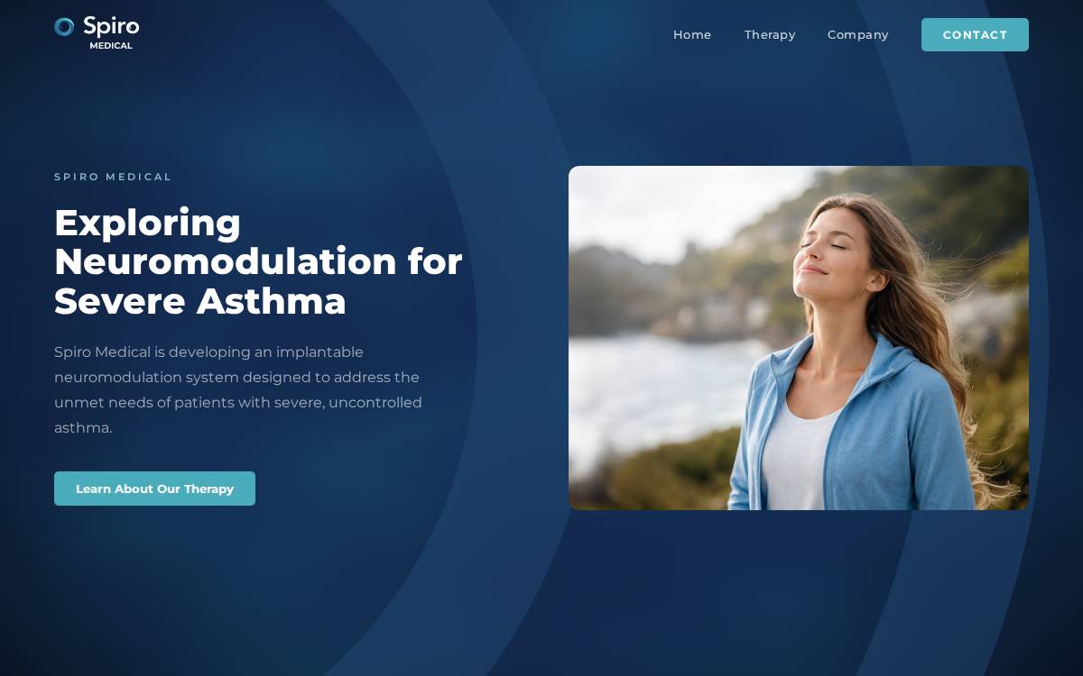 Spiro Medical website preview