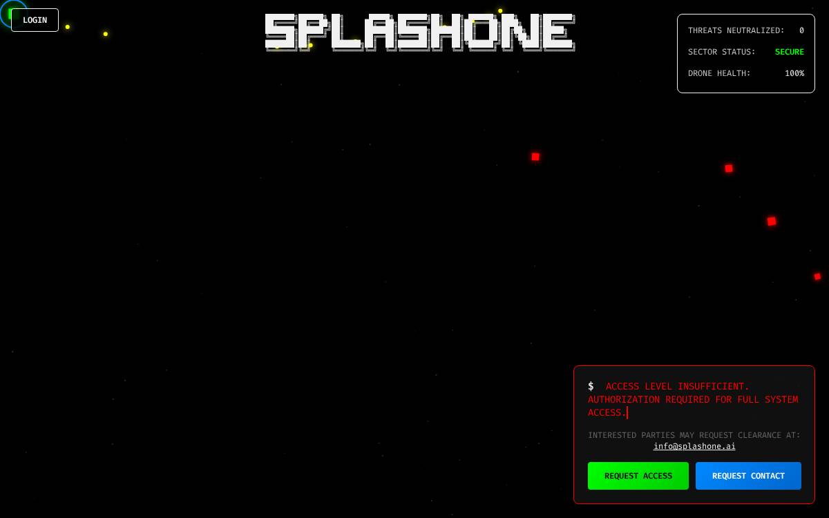 Splashone website preview