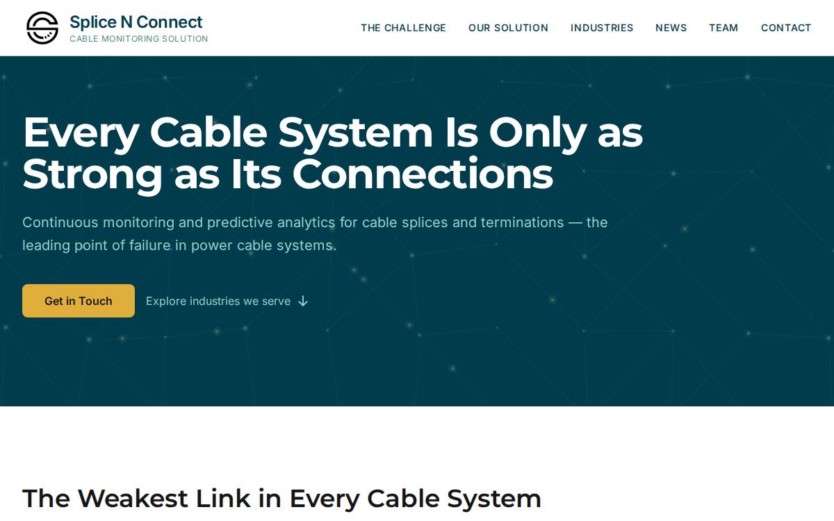 Splice N Connect website preview