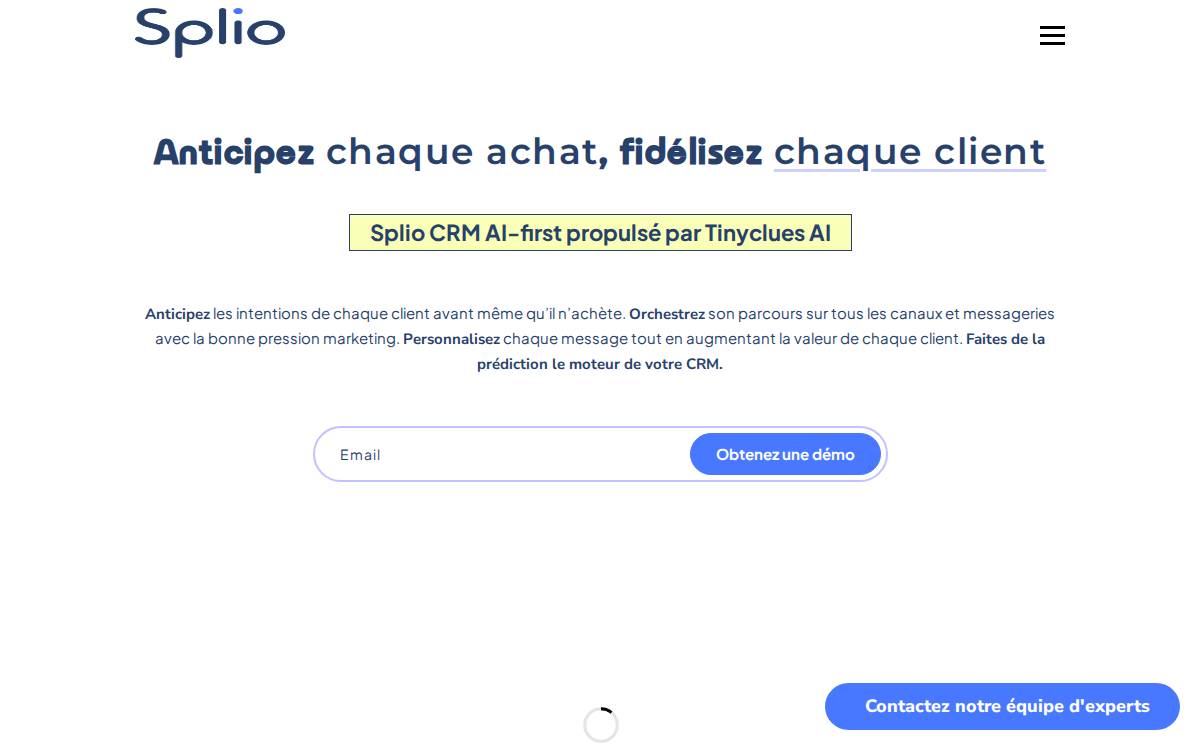 Splio website preview