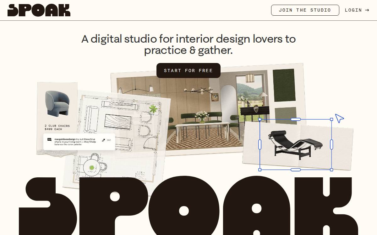 Spoak website preview