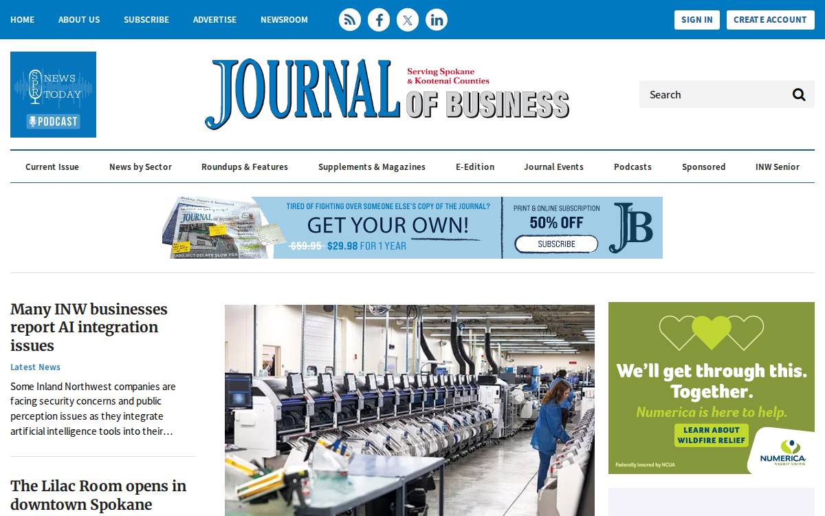 spokane-industries website preview
