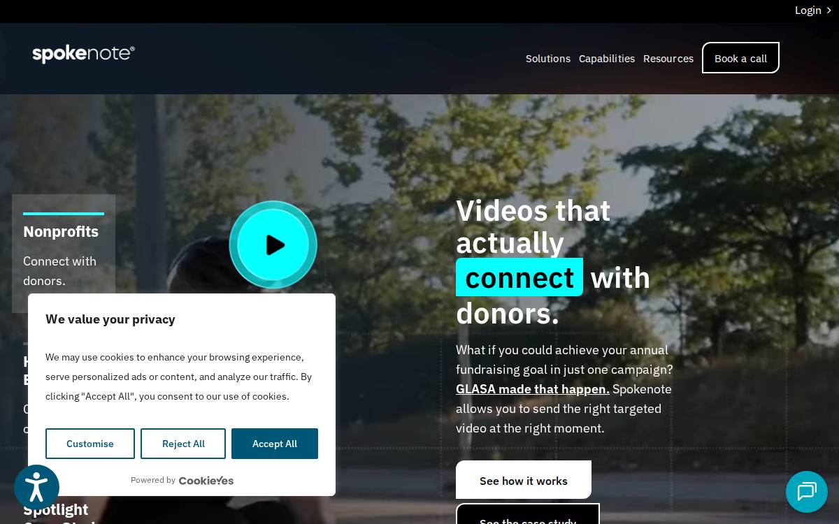 spokenote website preview