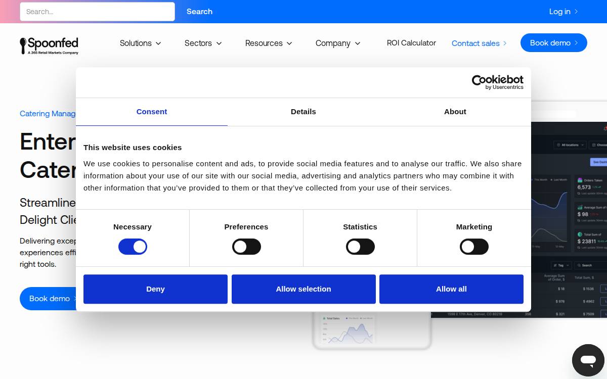 Spoonfed website preview