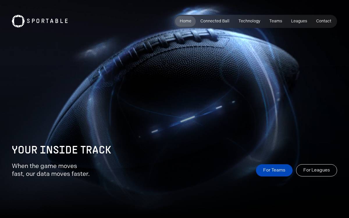 Sportable website preview