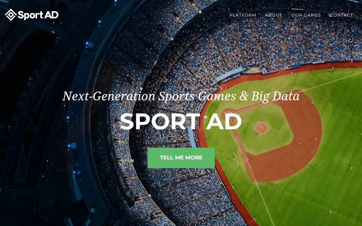 SportAD website preview