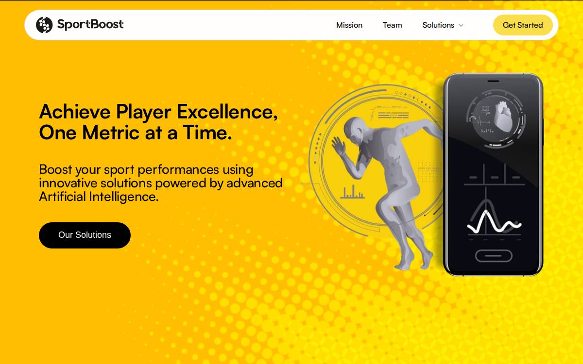 Sportboost website preview