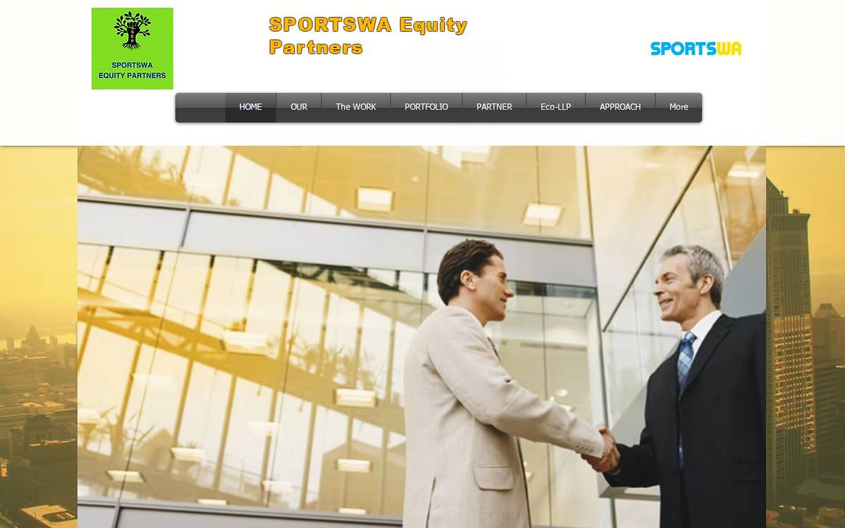 Sportswaequitypartners website preview