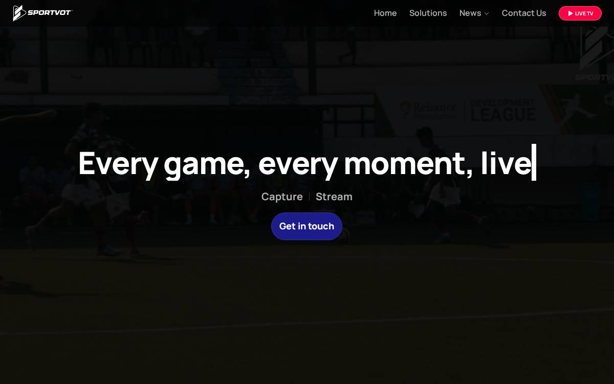 SportVot website preview