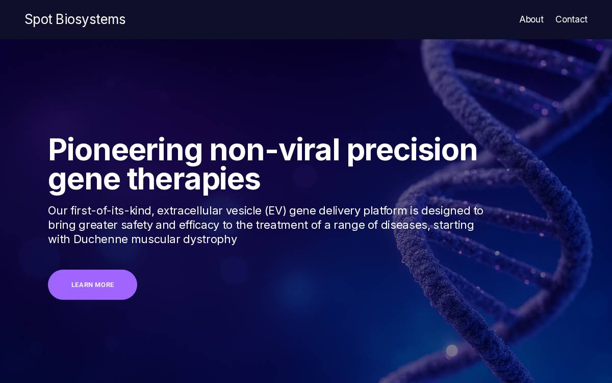 Spot Biosystems website preview