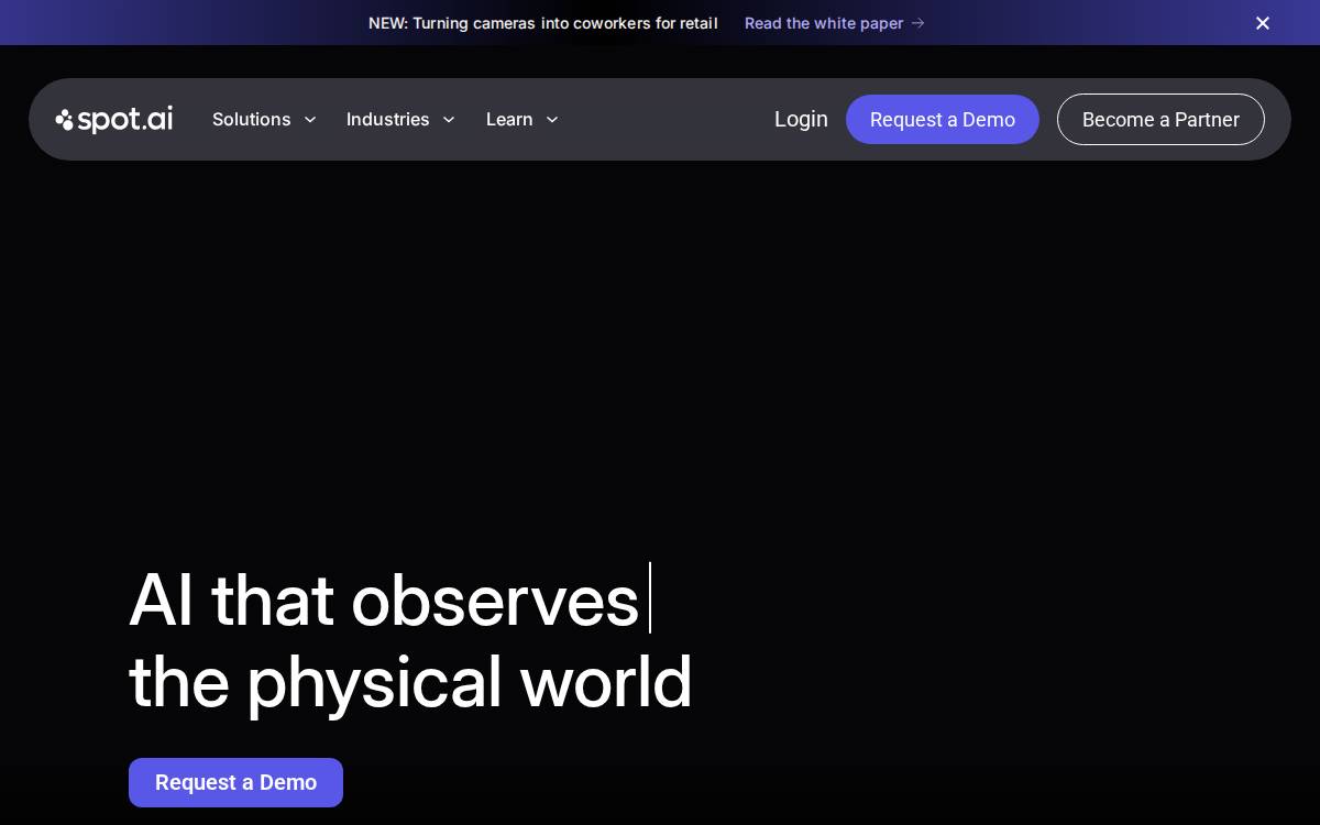 SpotAI website preview