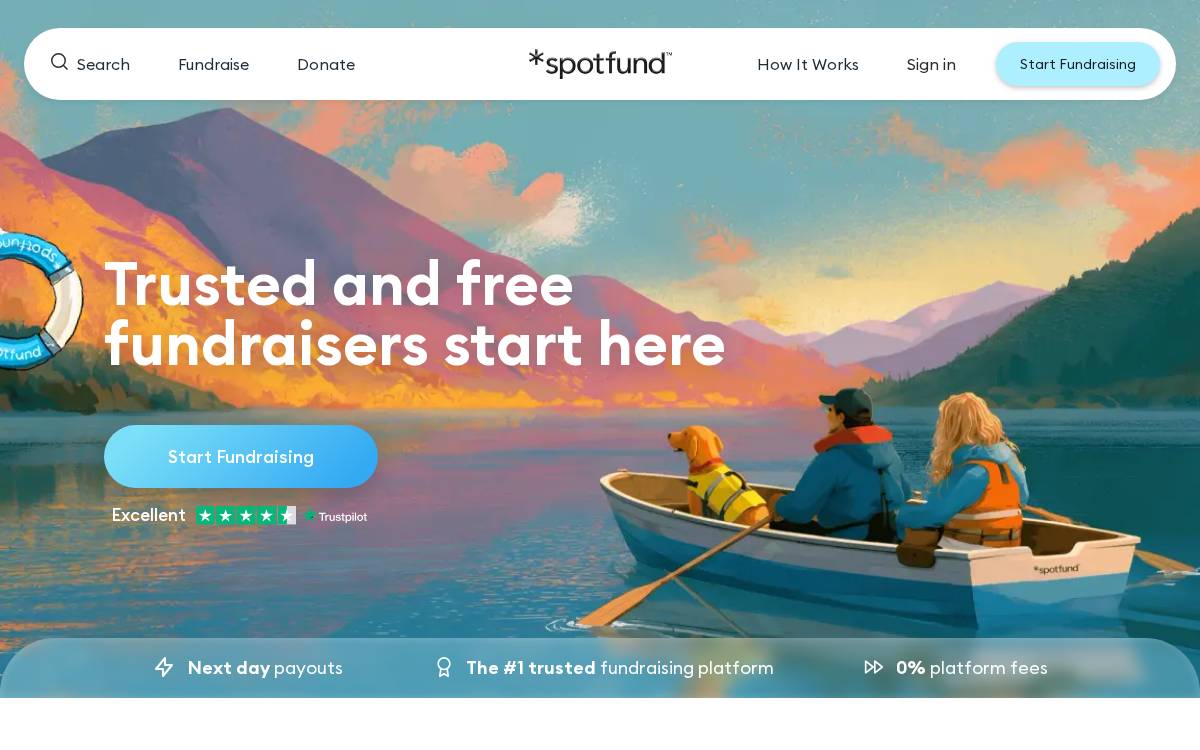 Spotfund Technologies website preview