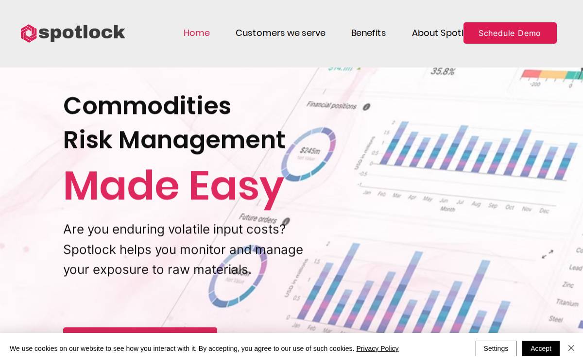 Spotlock website preview