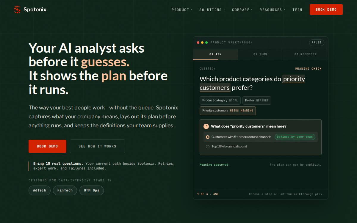 Spotonix website preview