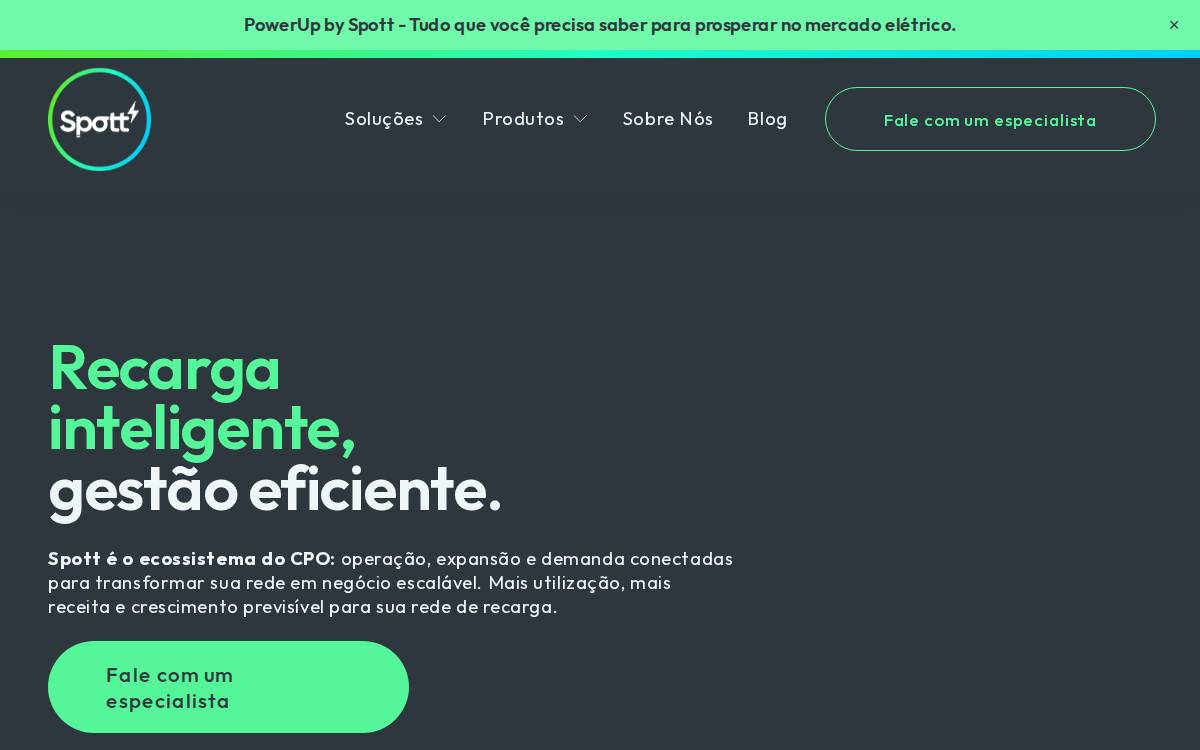 Spott website preview