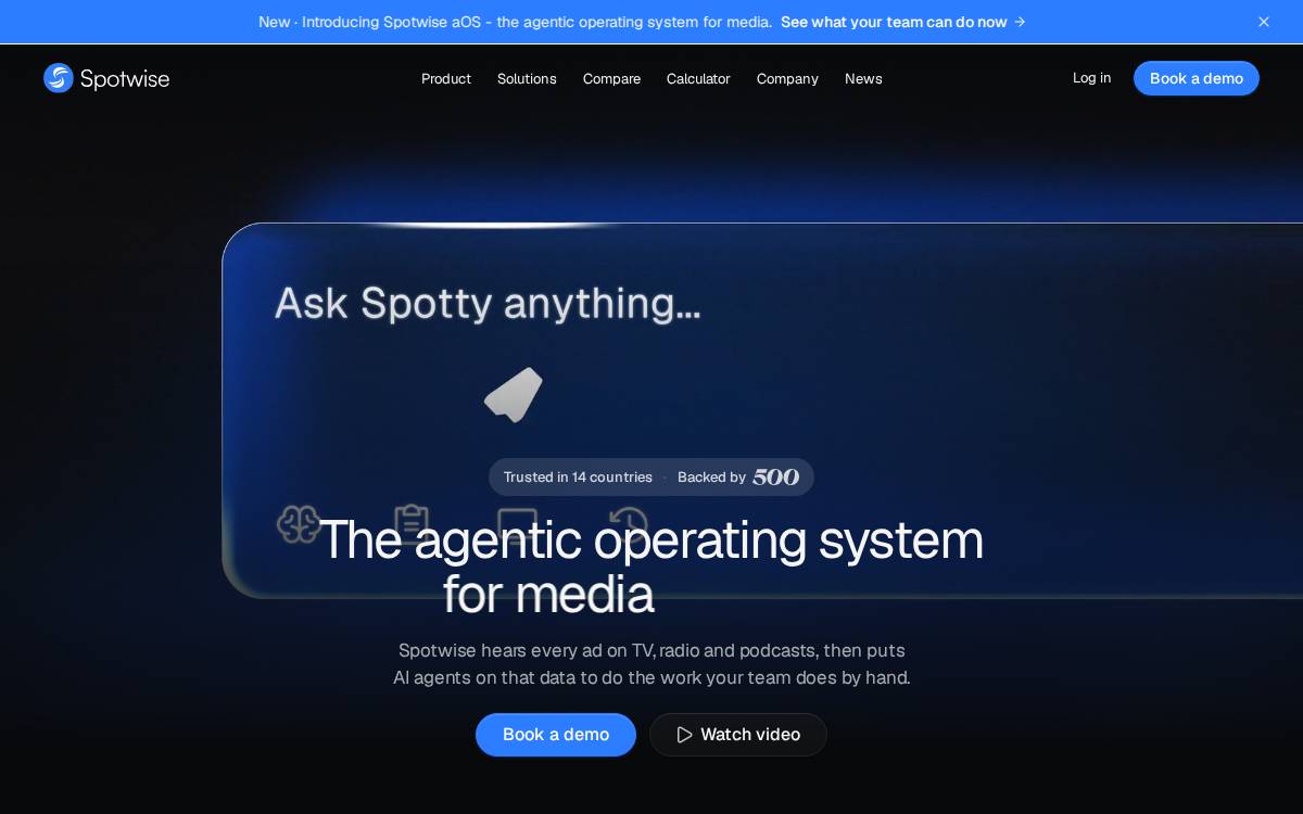 Spotwise, Inc. website preview