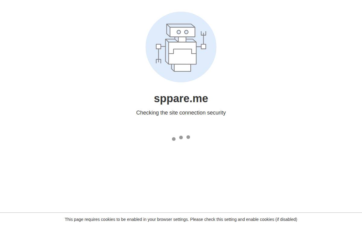 Sppare website preview