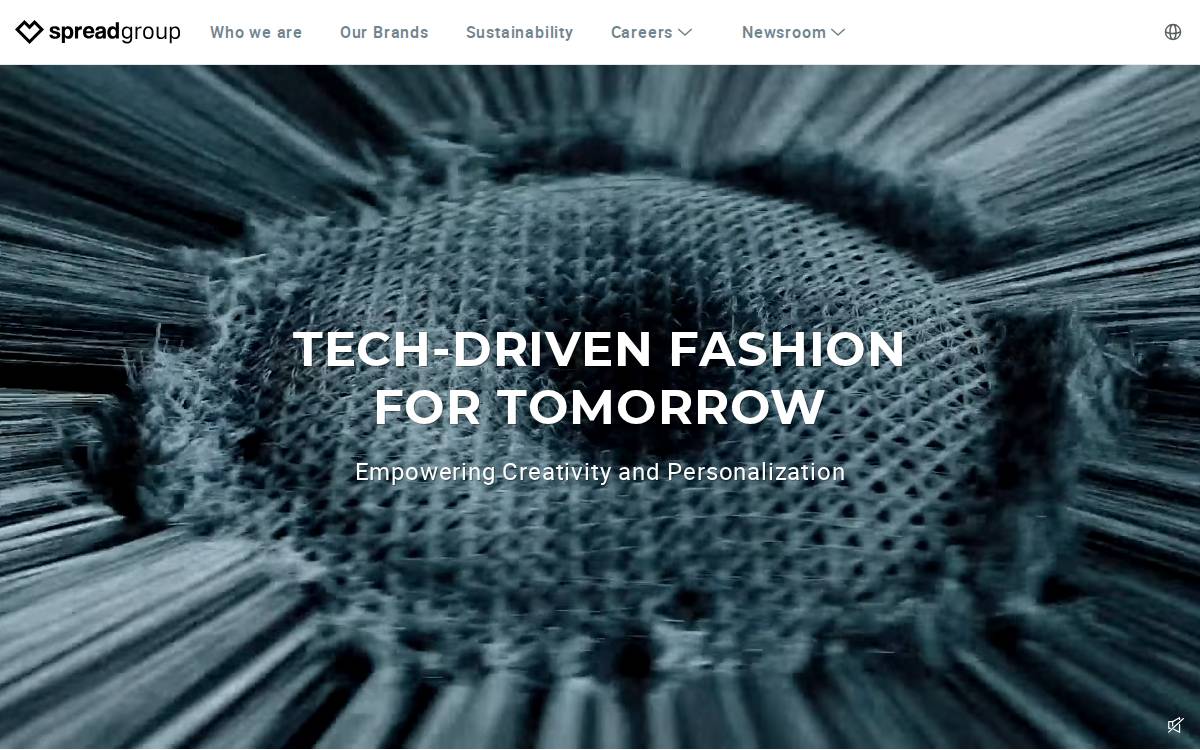 Spread Group website preview