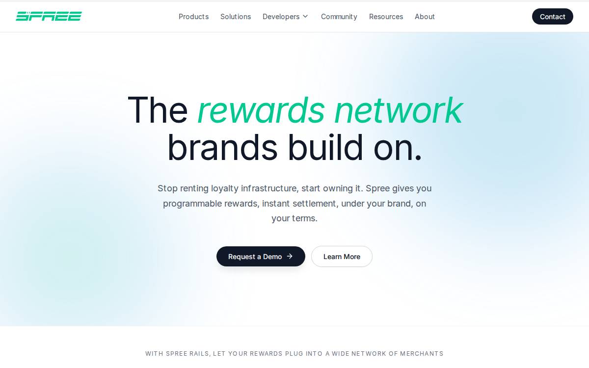 Spree website preview