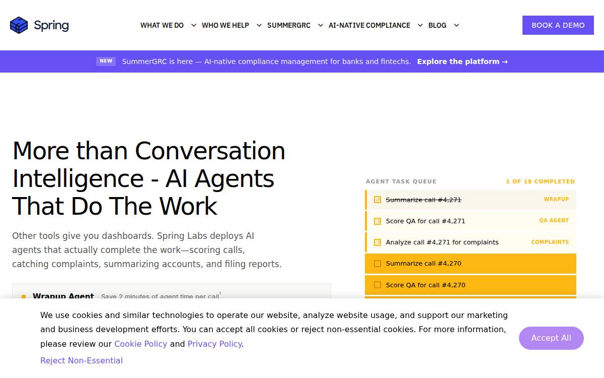 Spring Labs website preview