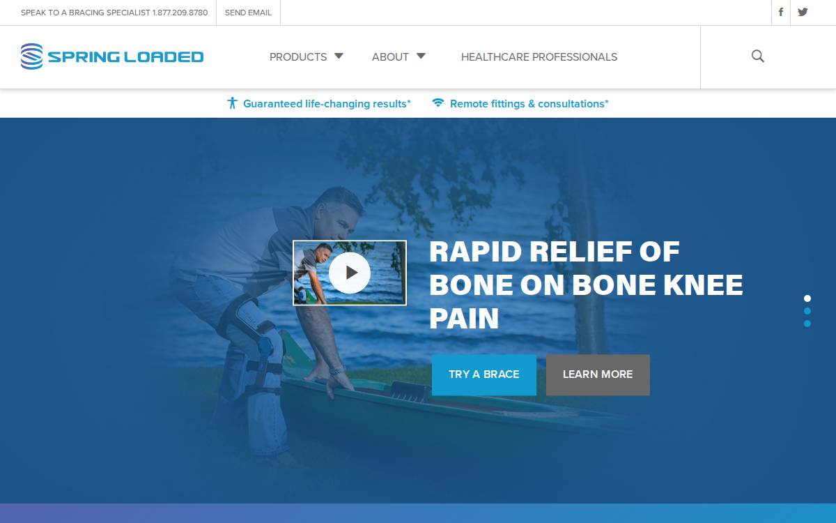 Spring Loaded Technology website preview