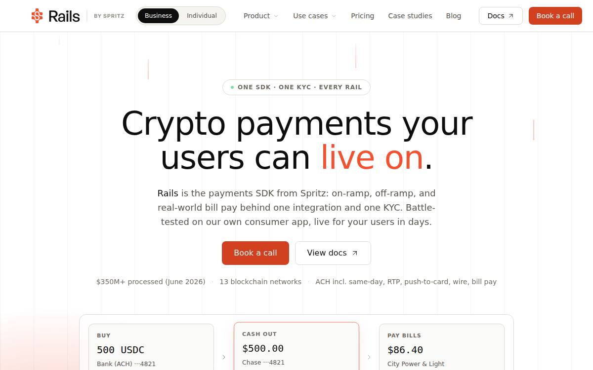 Spritz website preview