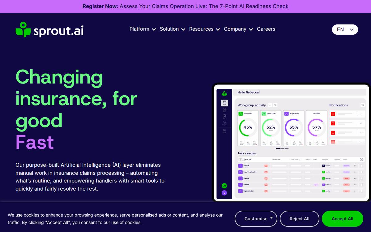 Sprout.ai website preview