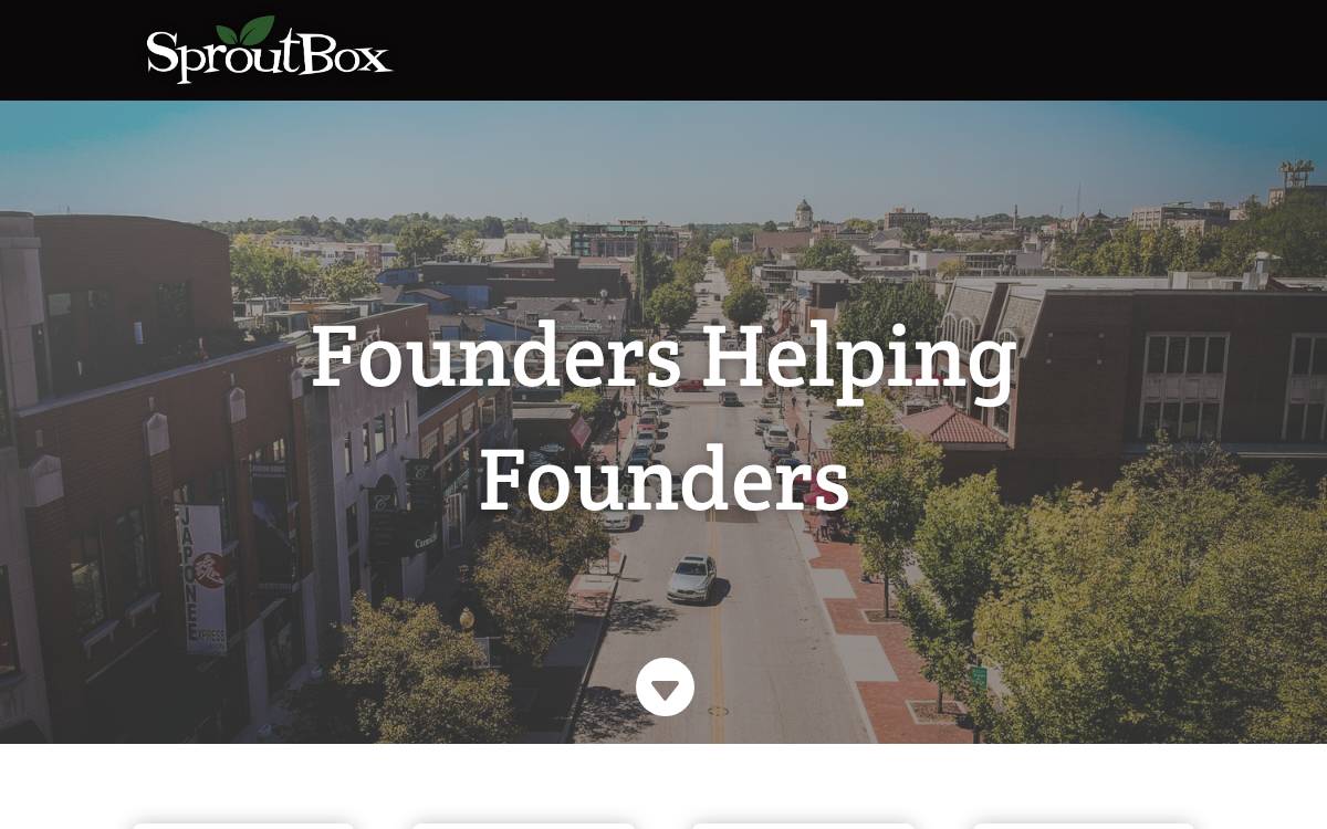 SproutBox website preview