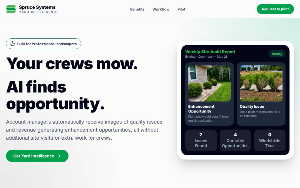 Spruce Systems website preview
