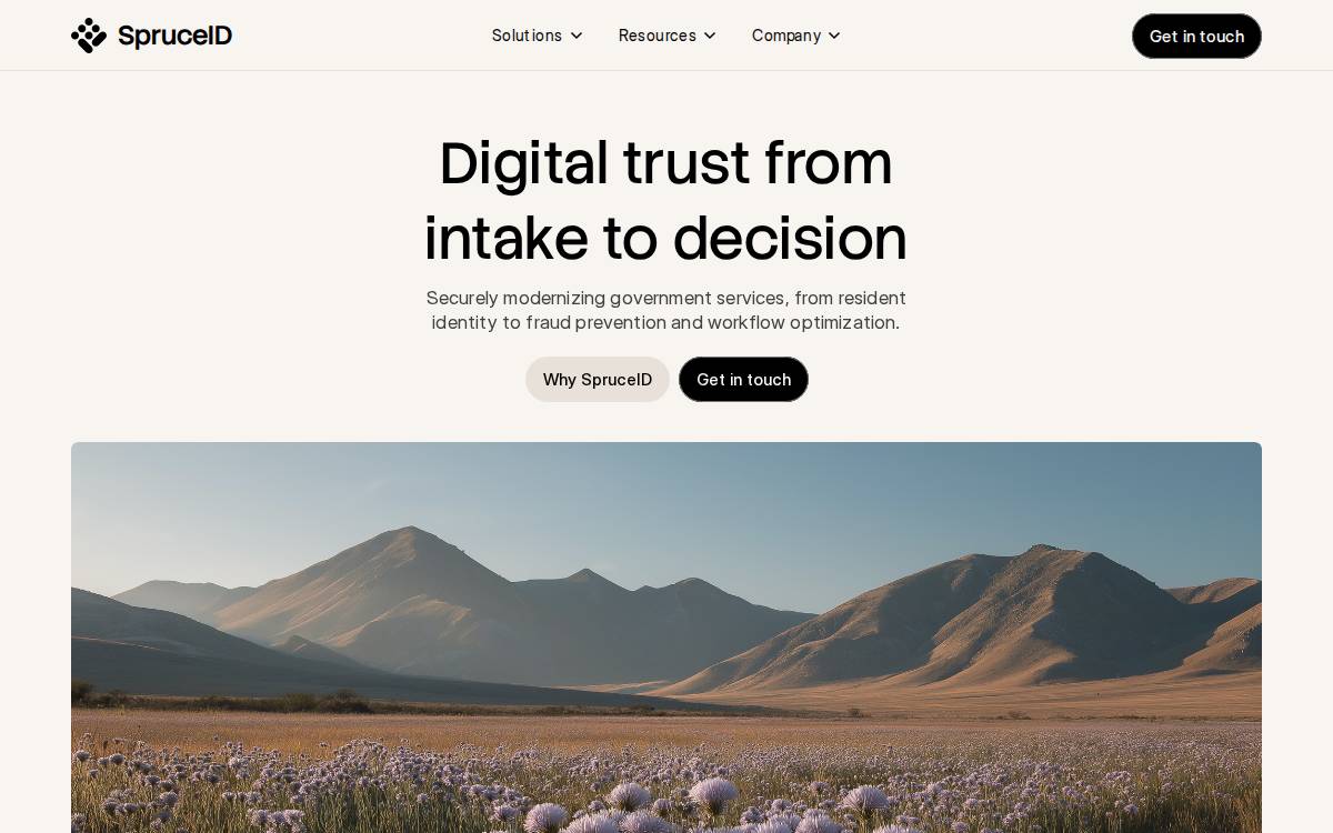 SpruceID website preview