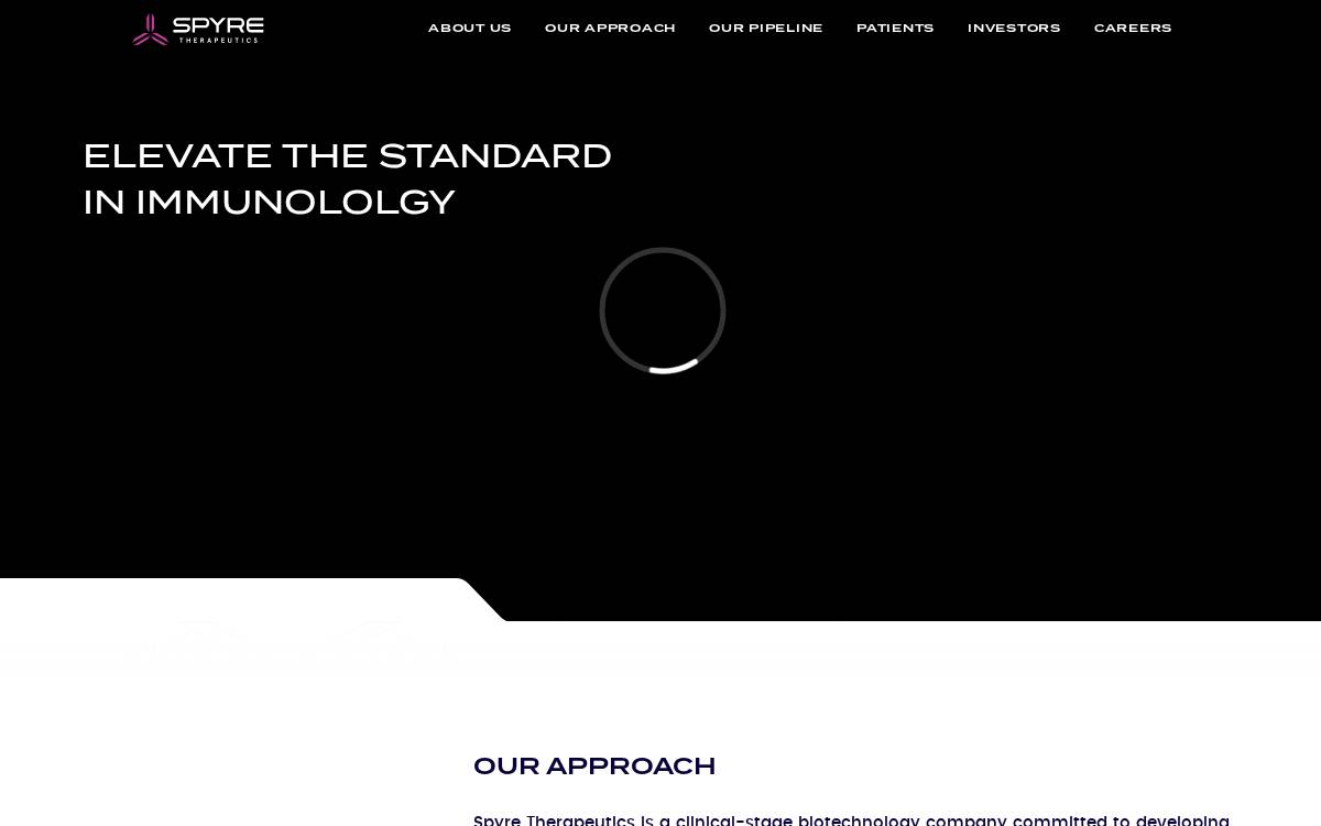 Spyre Therapeutics website preview