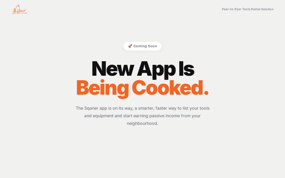 Sqaner website preview