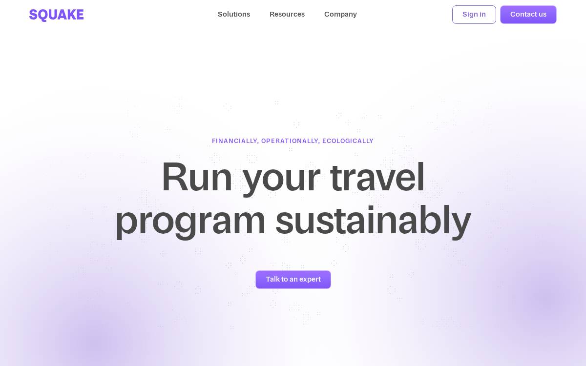 Squake website preview