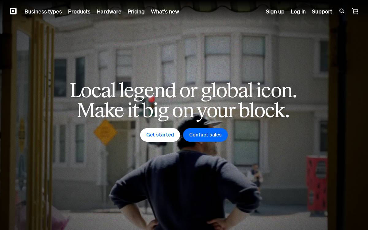 Square website preview