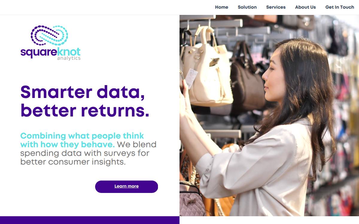 Squareknotanalytics website preview