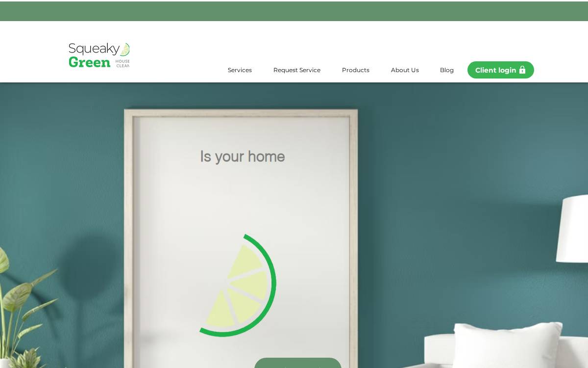 Squeakygreenhouseclean website preview