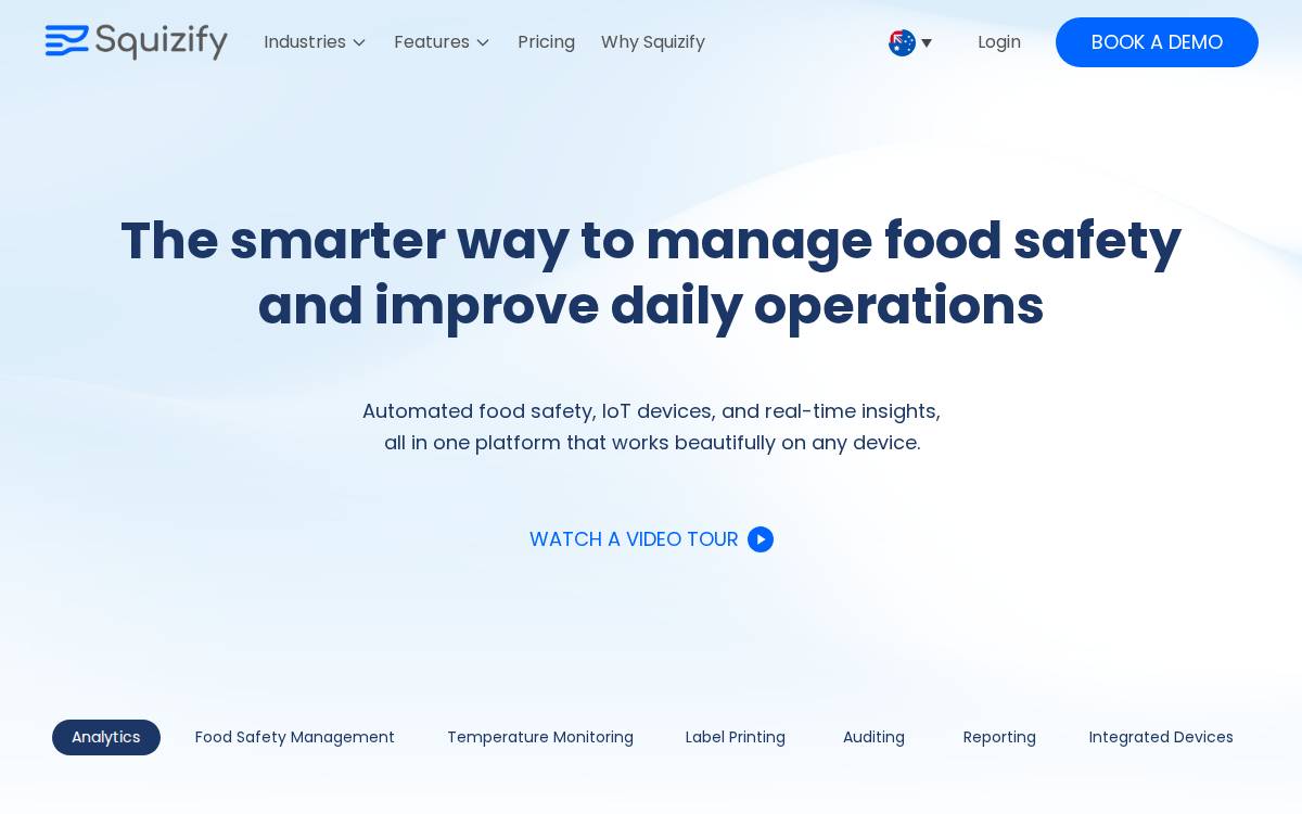 Squizify website preview