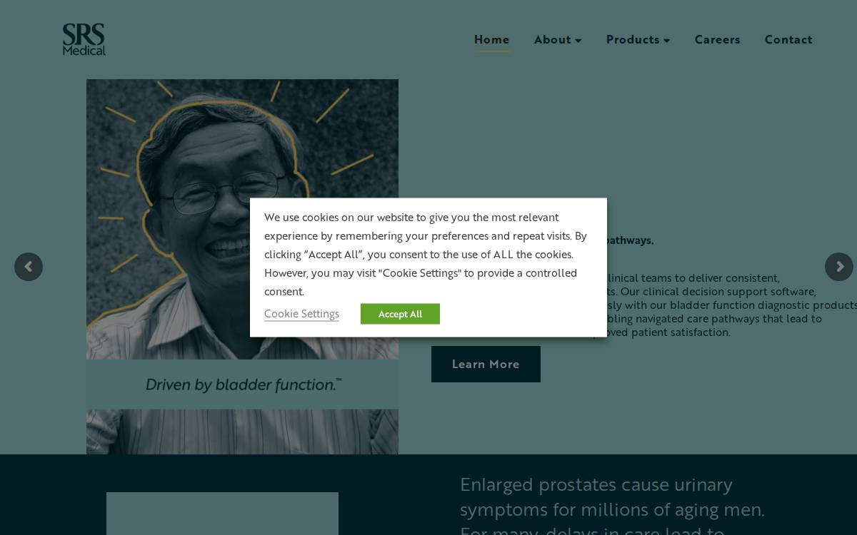 Srsmedical website preview