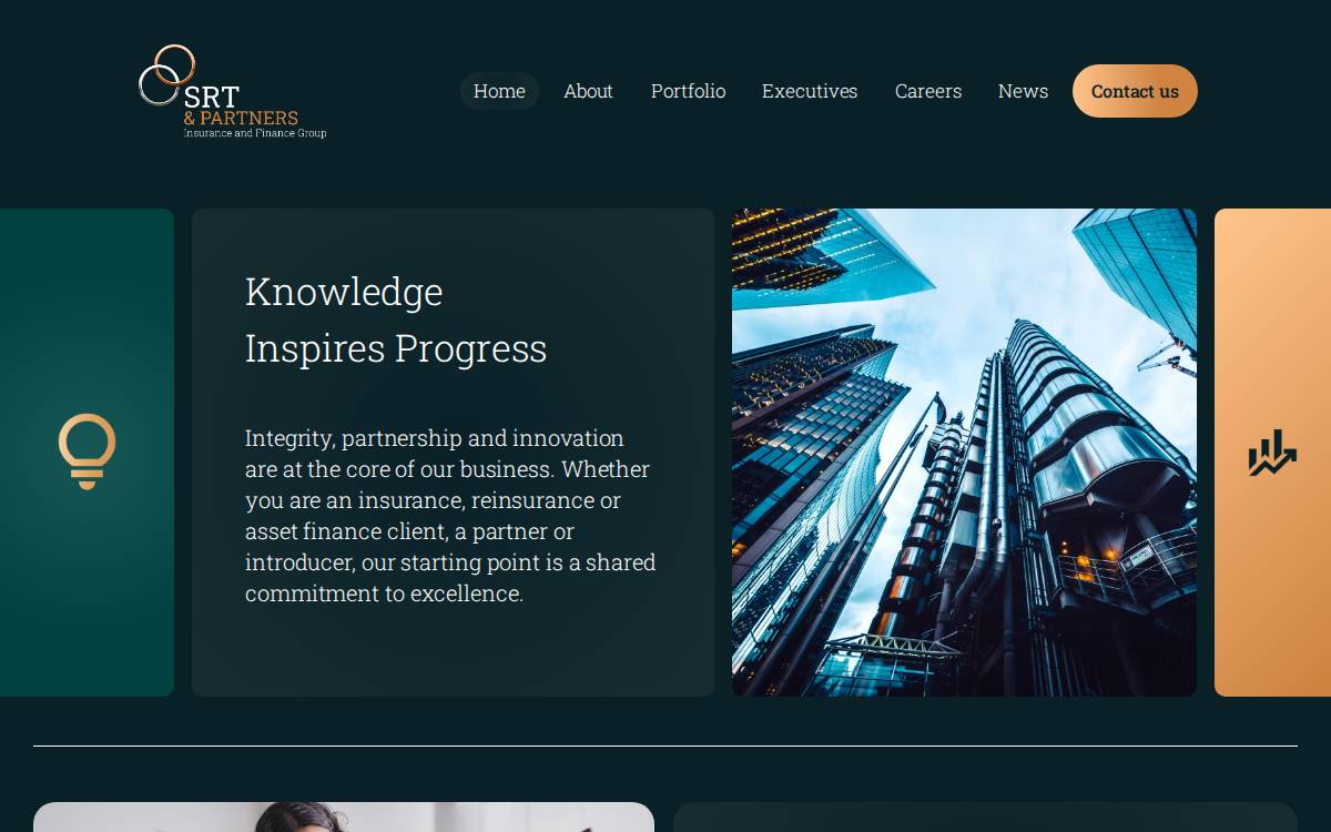 SRT & Partners website preview