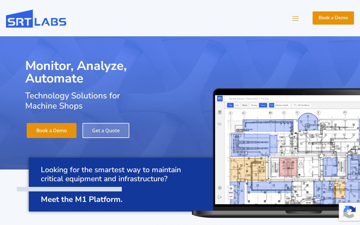 Srtlabs website preview