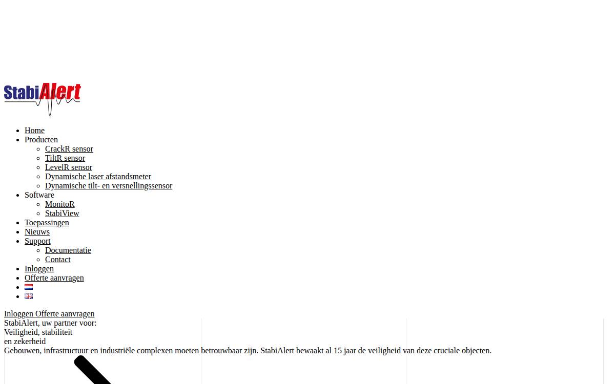 Stabi Alert BV website preview