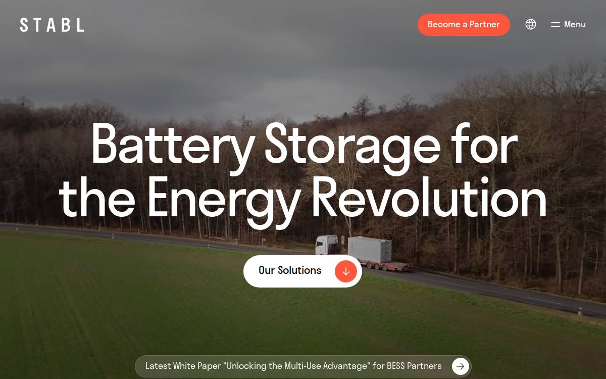 STABL Energy website preview